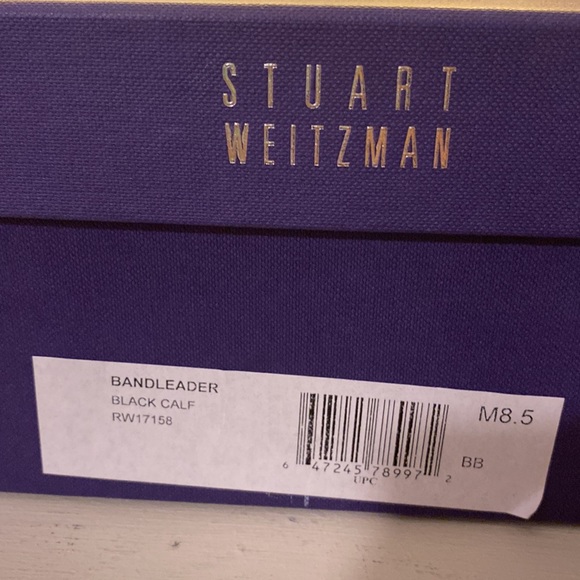 Stuart Weitzman black calf wedge. Worn once. - Picture 10 of 11